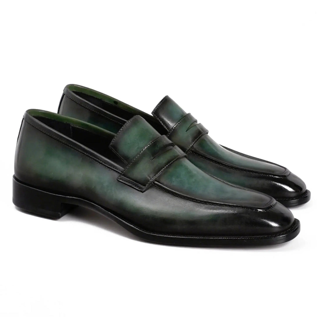 Hand Painted Penny Loafers Gifennse