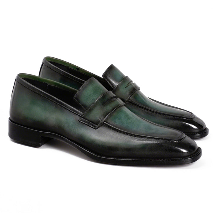 Hand Painted Penny Loafers Gifennse