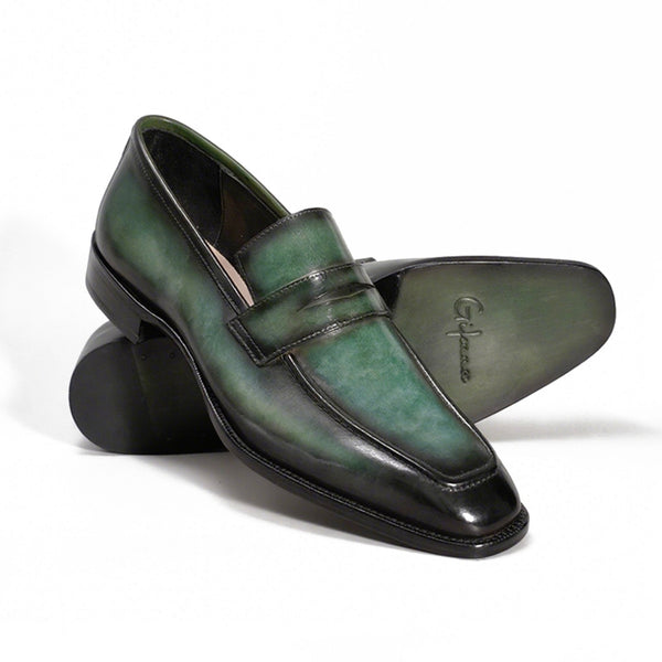 Hand Painted Penny Loafers Gifennse