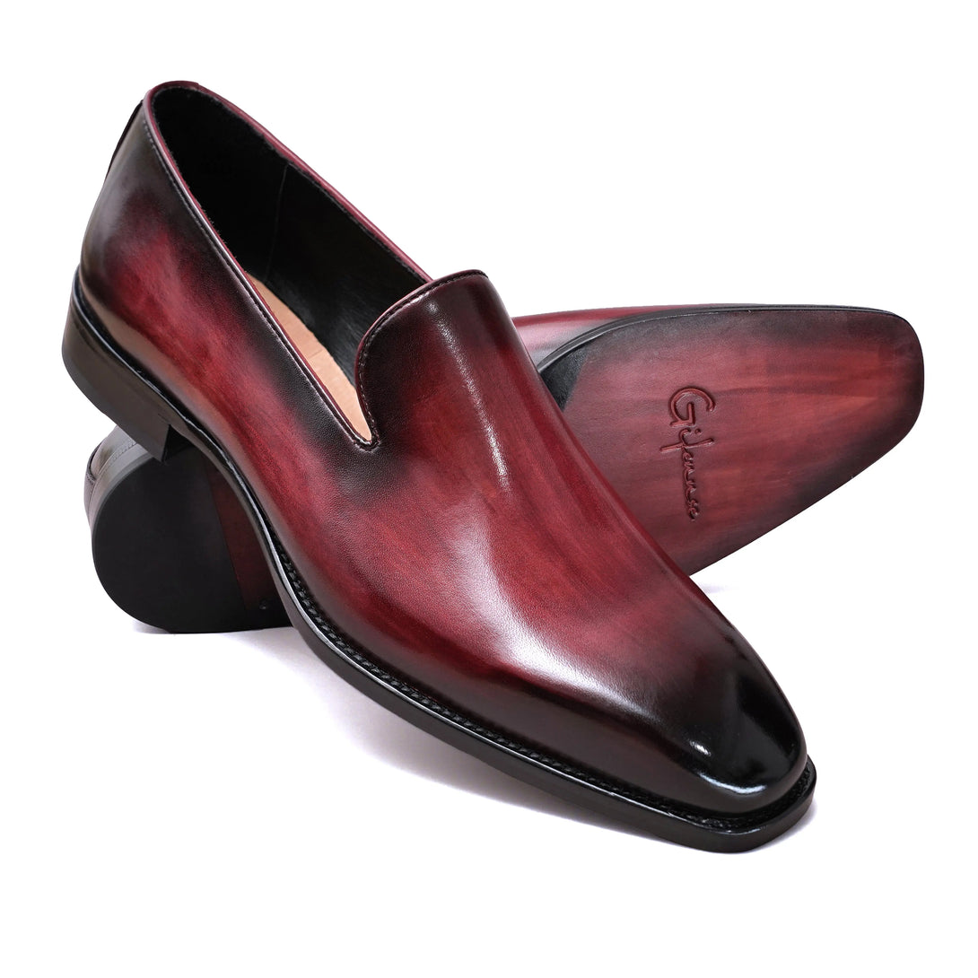 Stylish Hand Painted Loafer for Unique Fashion GIFENNSE Stylish Hand Painted Loafer for Unique Fashion GIFENNSE