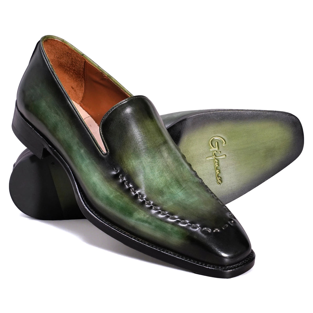 Hand-Dyed Suture Loafer Gifennse