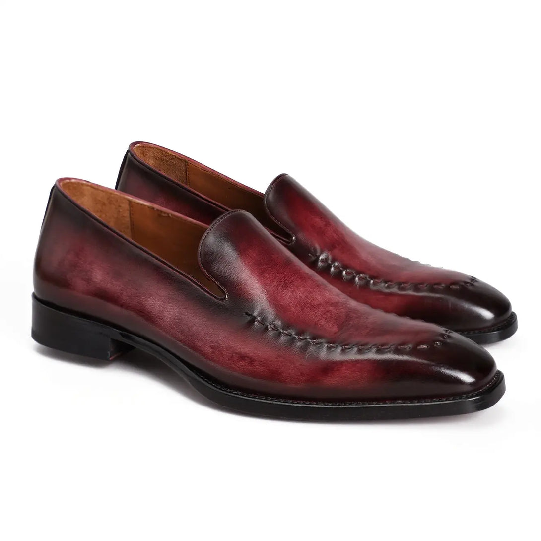 Hand-Dyed Suture Loafer Gifennse