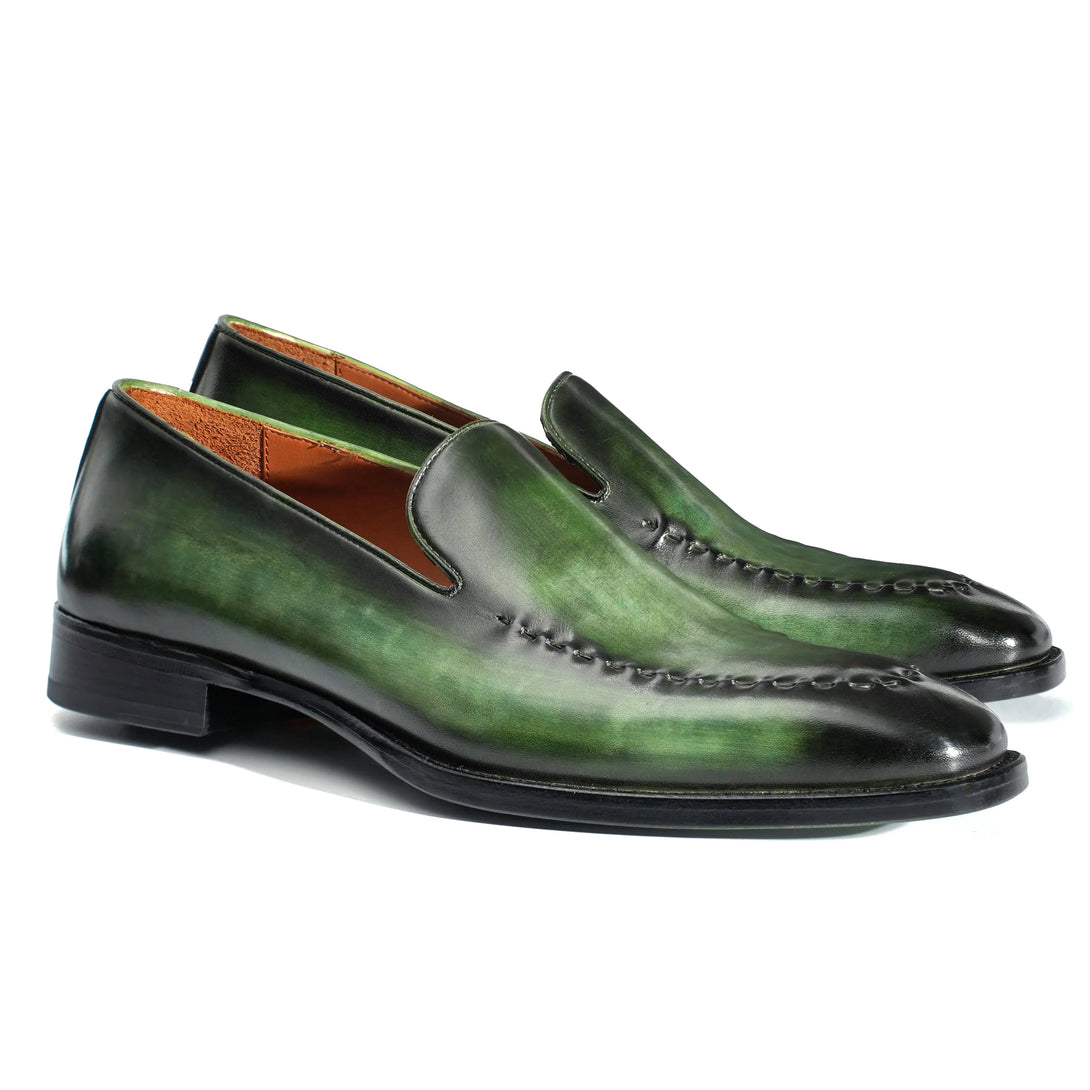 Hand-Dyed Suture Loafer Gifennse