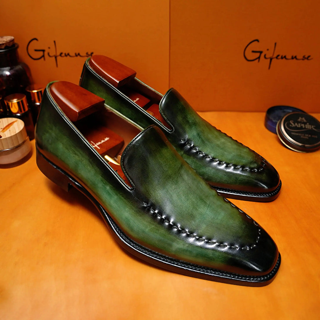 Hand Painted Suture Loafer Gifennse