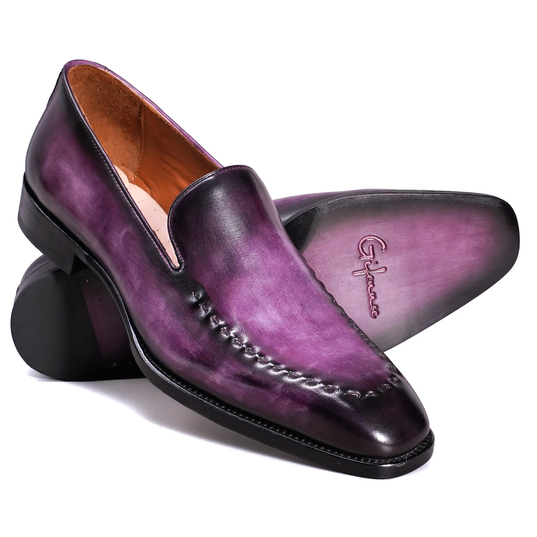 Hand-Dyed Suture Loafer Gifennse