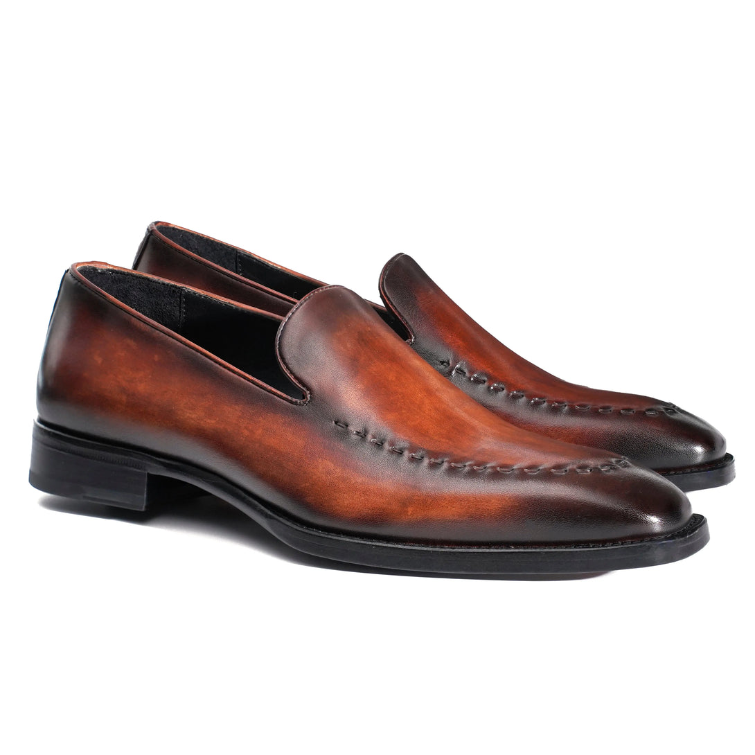 Hand-Dyed Suture Loafer Gifennse