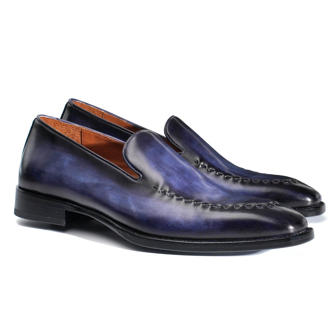 Hand-Dyed Suture Loafer Gifennse