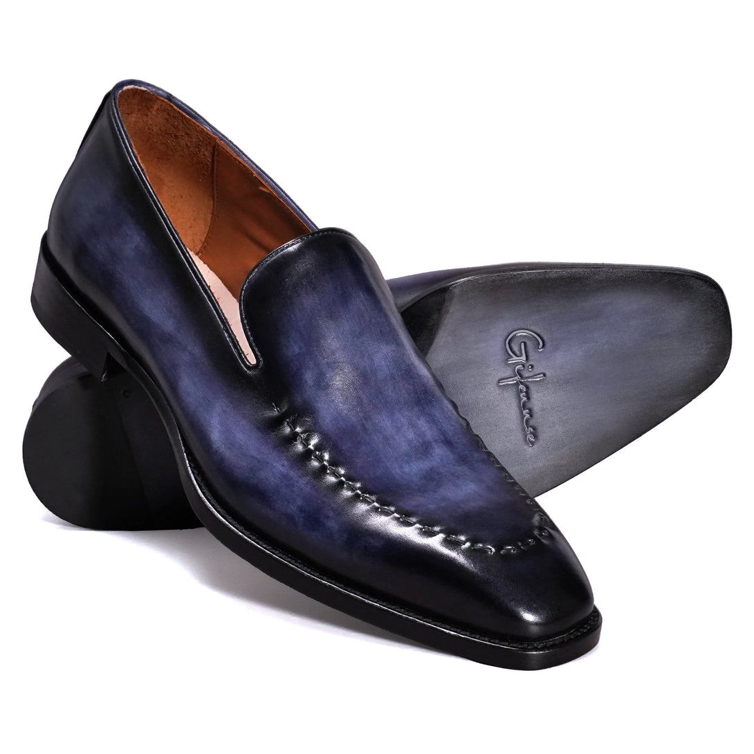 Hand-Dyed Suture Loafer Gifennse