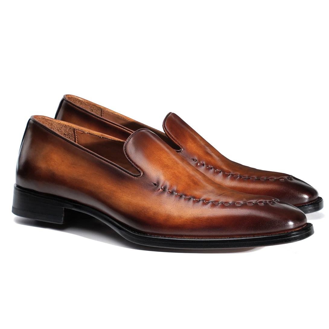Hand-Dyed Suture Loafer Gifennse
