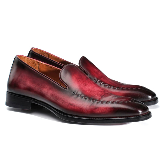 Hand-Dyed Suture Loafer Gifennse