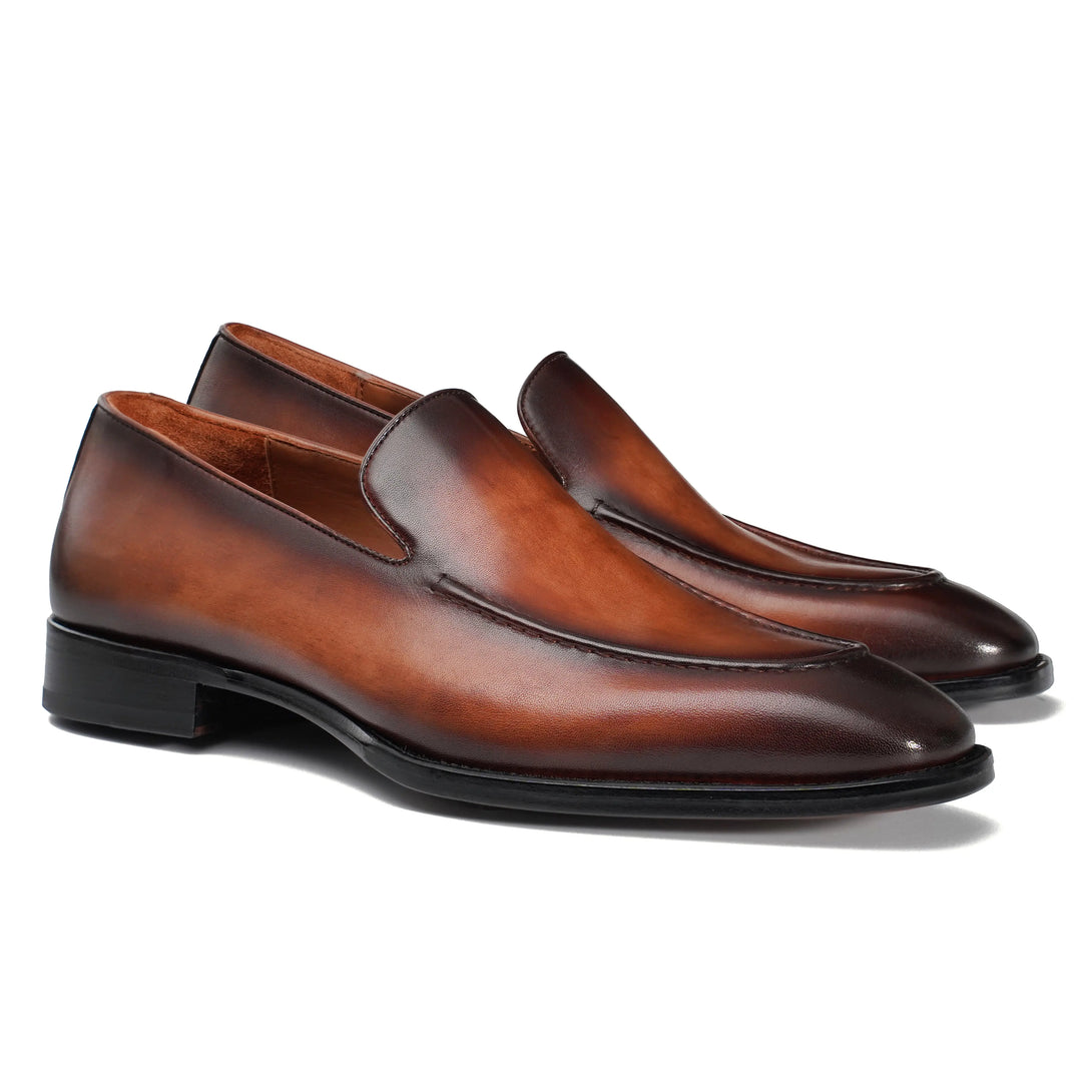 Hand-Dyed Classic Suture Loafer Gifennse