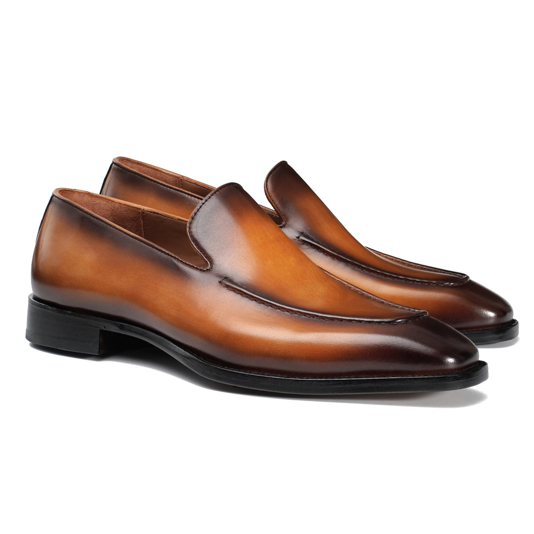 Hand-Dyed Classic Suture Loafer Gifennse