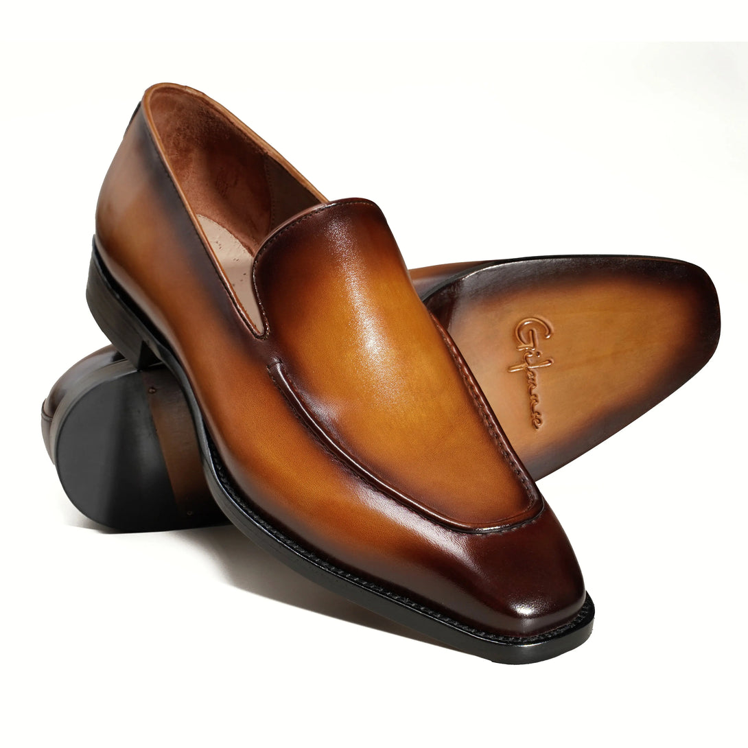 Hand-Dyed Classic Suture Loafer Gifennse