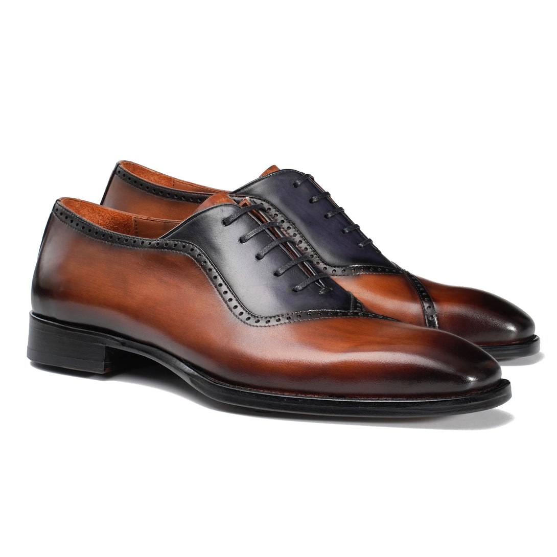 Hand-Dyed Two-tone stitching Oxford Gifennse