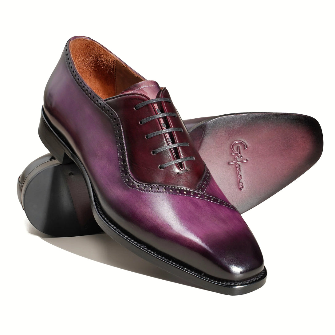 Hand-Dyed Two-tone stitching Oxford Gifennse