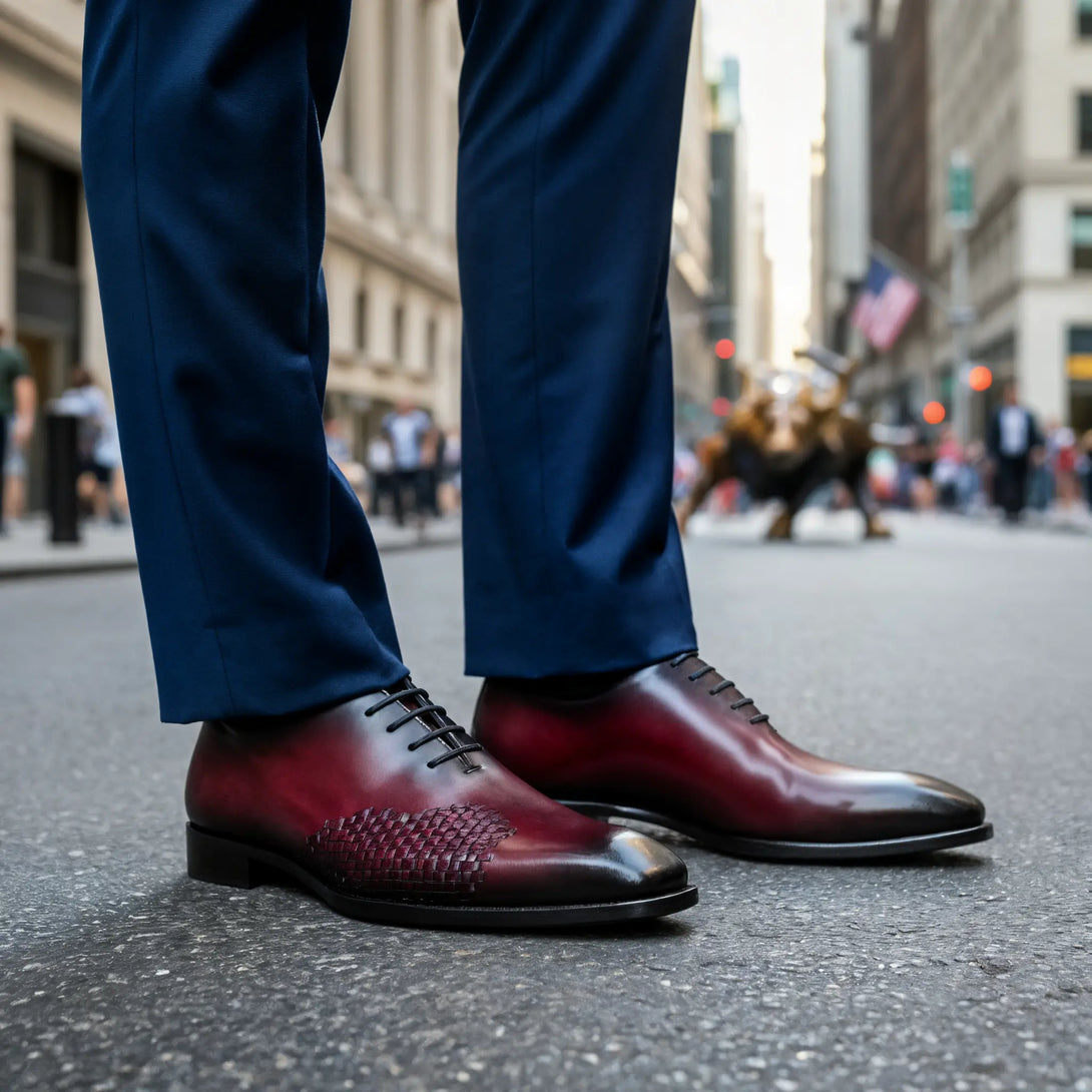 Hand-Dyed Whole Cut Woven Oxford Gifennse