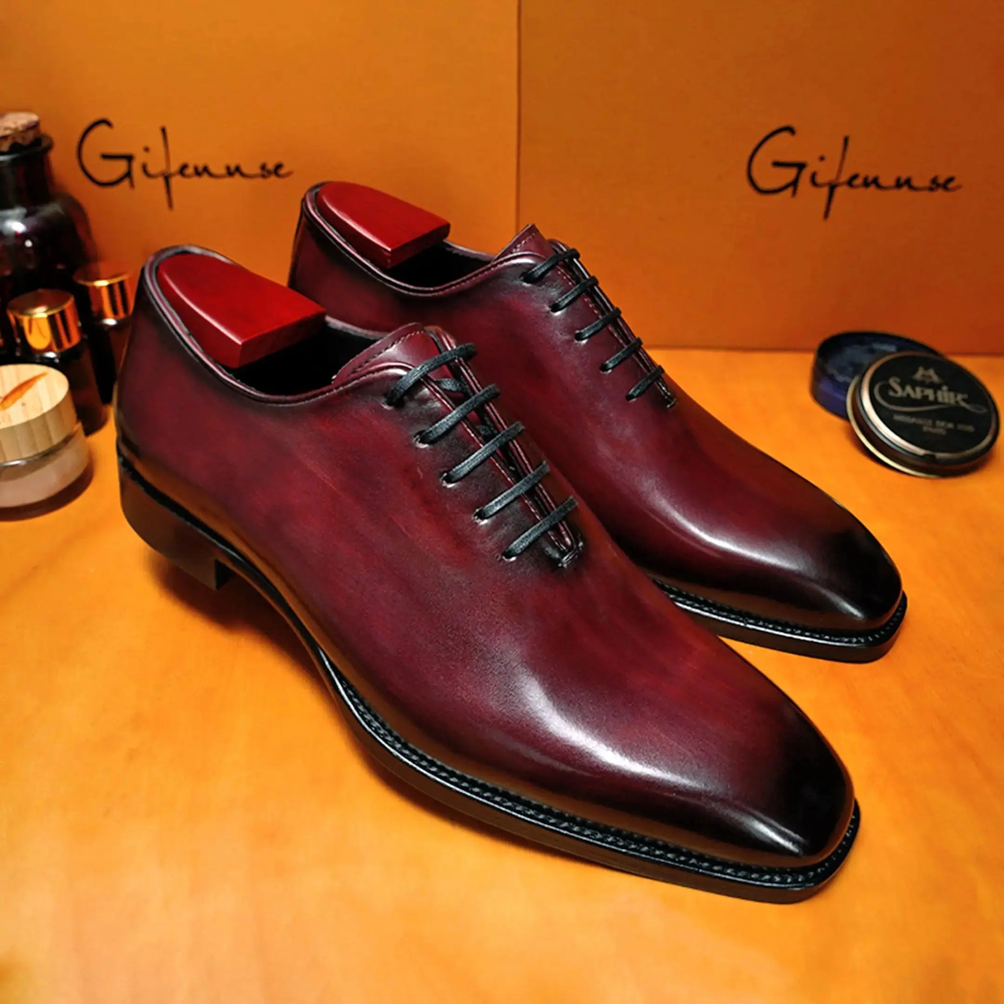 Hand Painted Whole Cut Oxford (Big Size) Gifennse