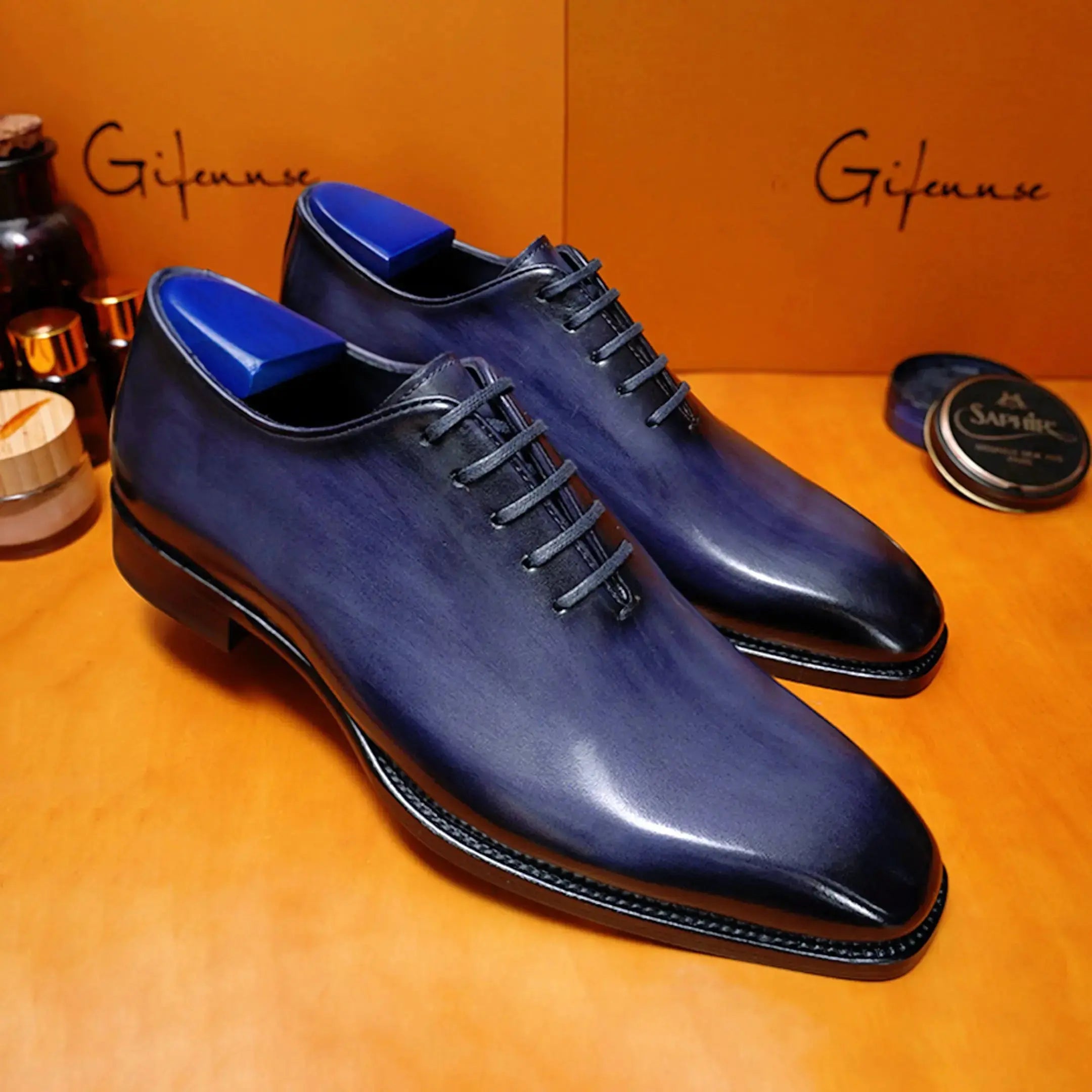 Hand Painted Whole Cut Oxford (Big Size) Gifennse