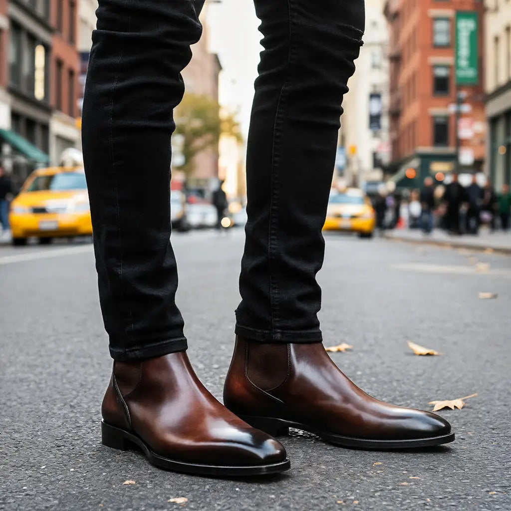 Hand-Dyed Boots Gifennse