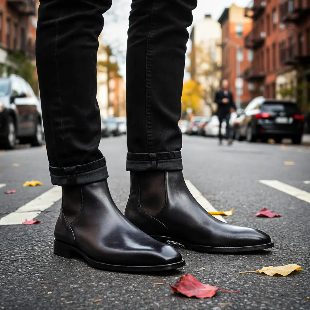 Hand-Dyed Boots Gifennse