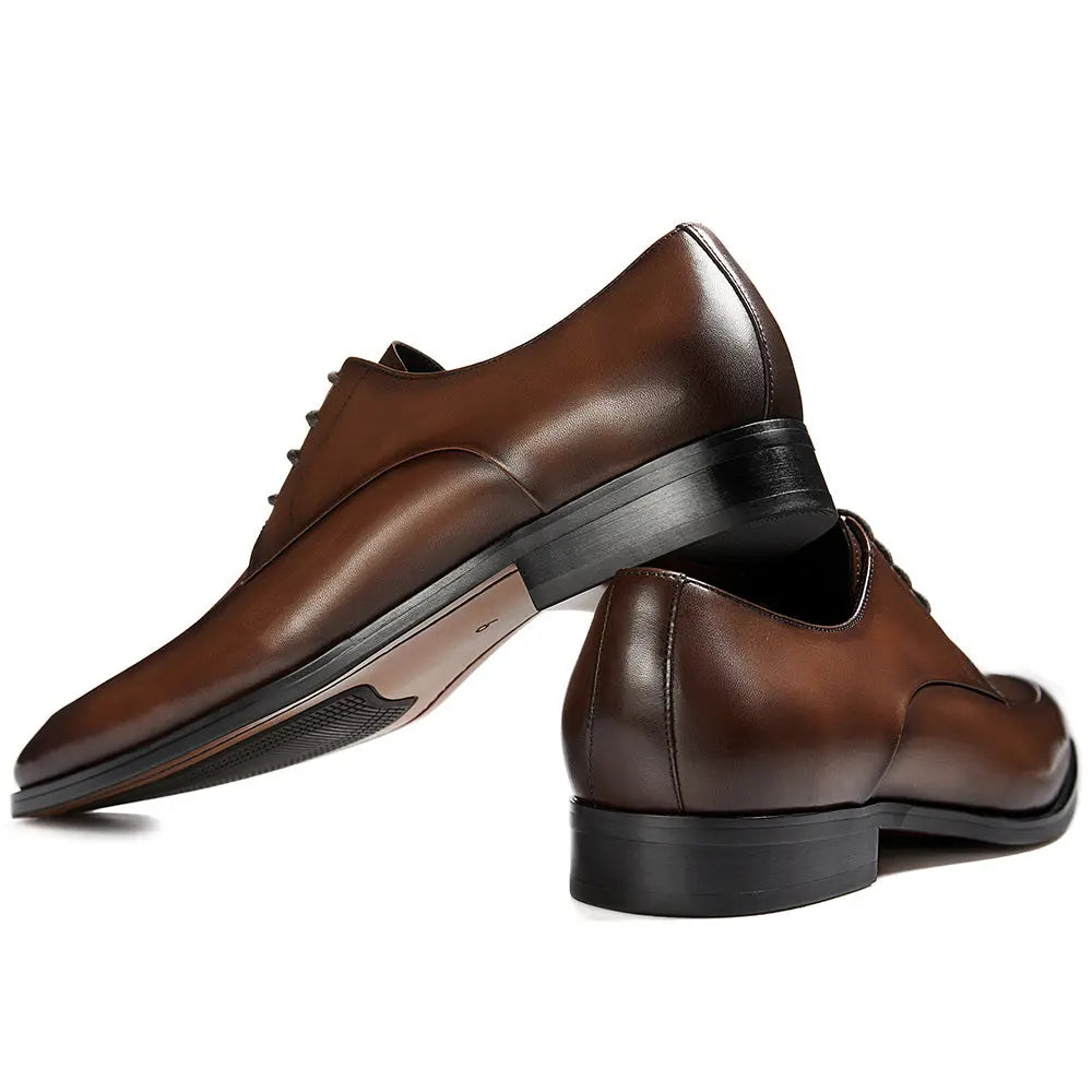 Gifennse Mens Black Oxford Style Shoes