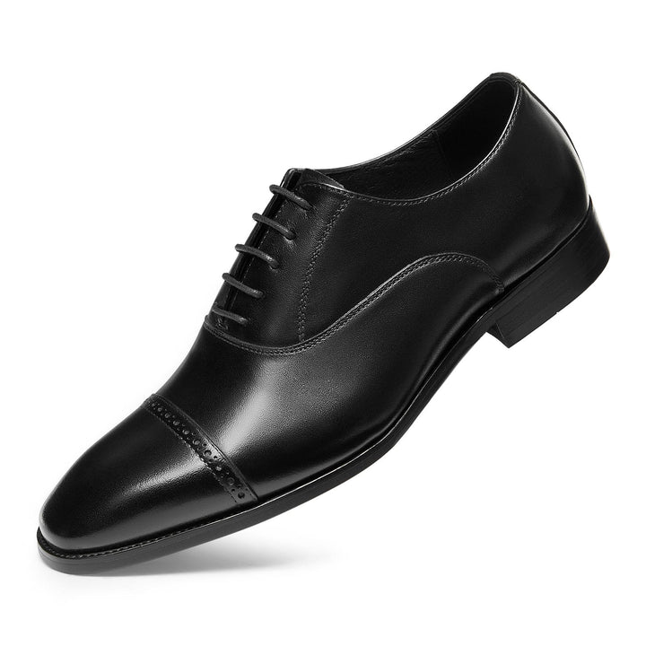 Gifennse Men's Oxford Genuine Leathers Formal Comfortable Dress Shoes