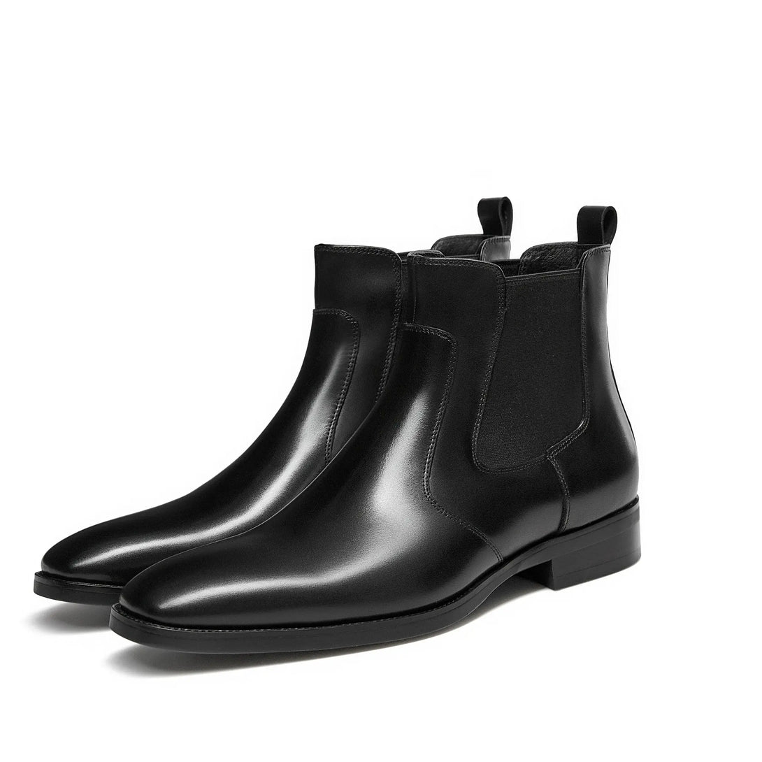 Gifennse Mens Dress Leather Chelsea Boots