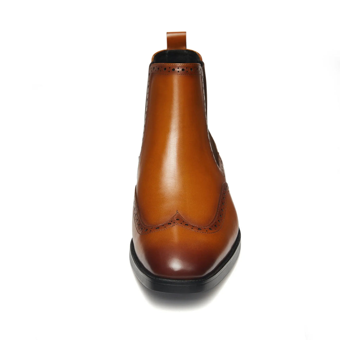 Mens Chelsea Boots Mens Genuine Leather Dress Boots