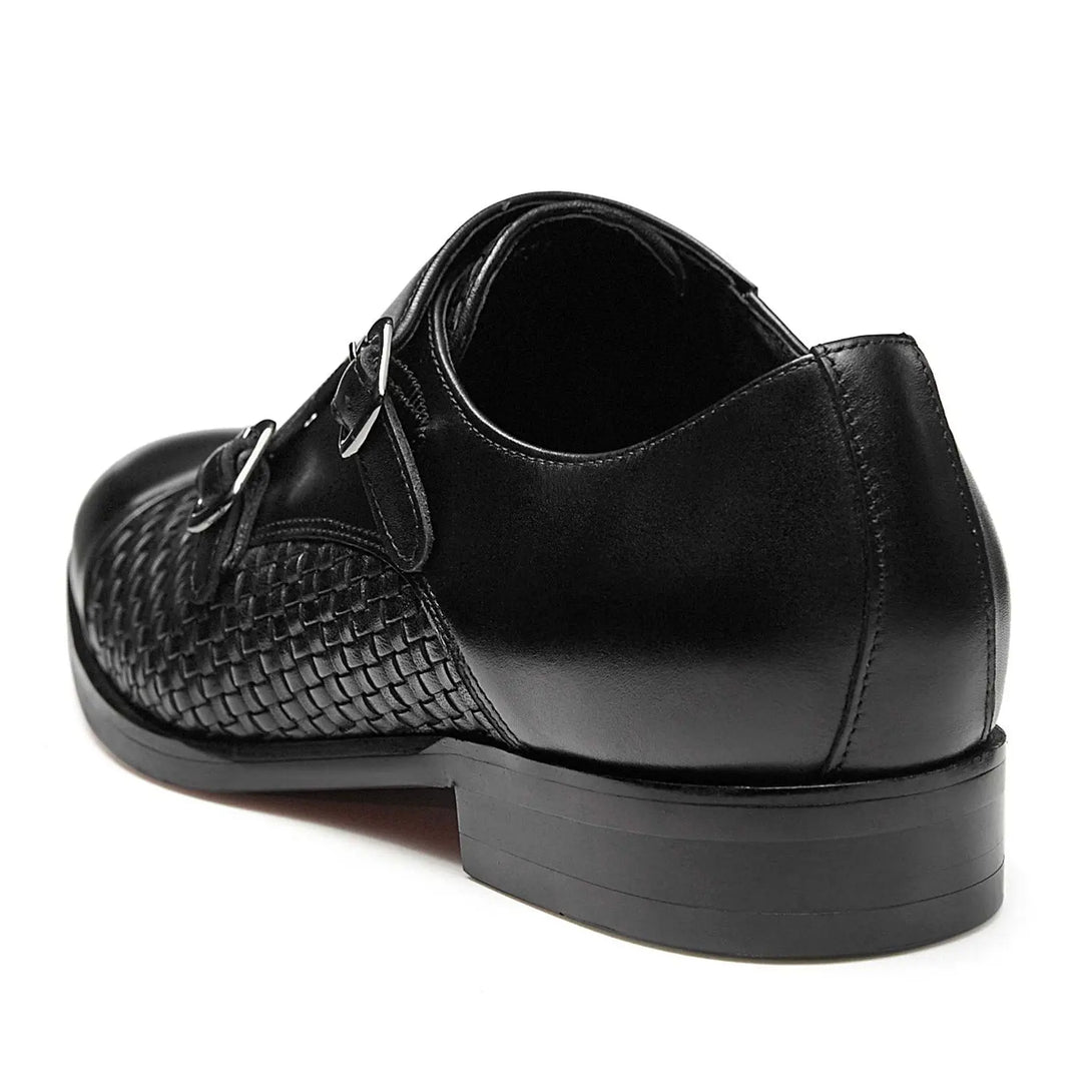 Gifennse Men‘s Lace Up Black Oxford Shoes