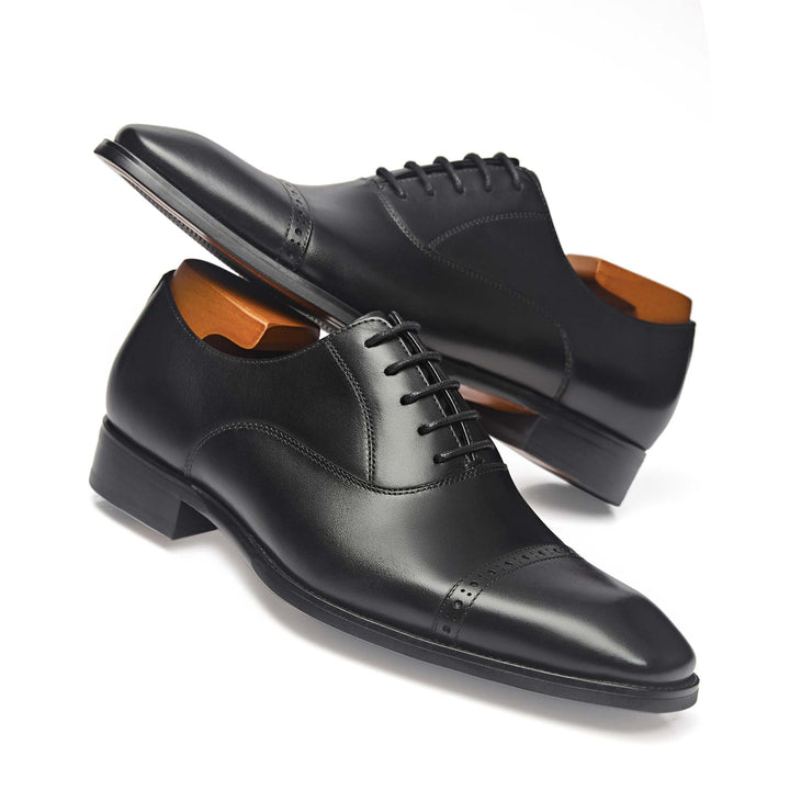 Gifennse Men's Oxford Genuine Leathers Formal Comfortable Dress Shoes