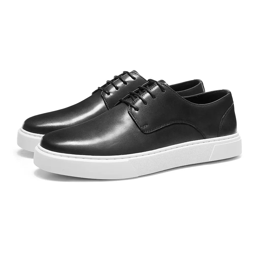 Gifennse Mens Business Casual Platform Sneakers Shoes