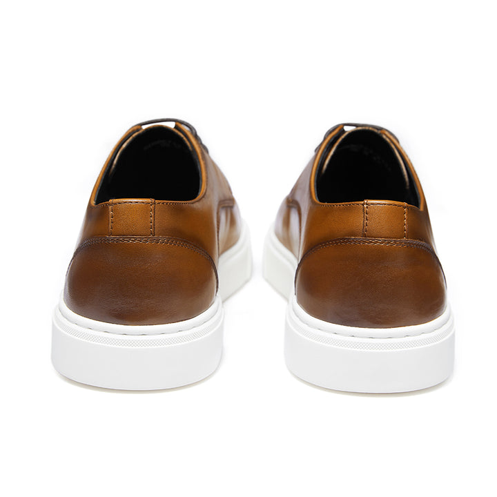 Gifennse Mens Business Casual Platform Sneakers Shoes