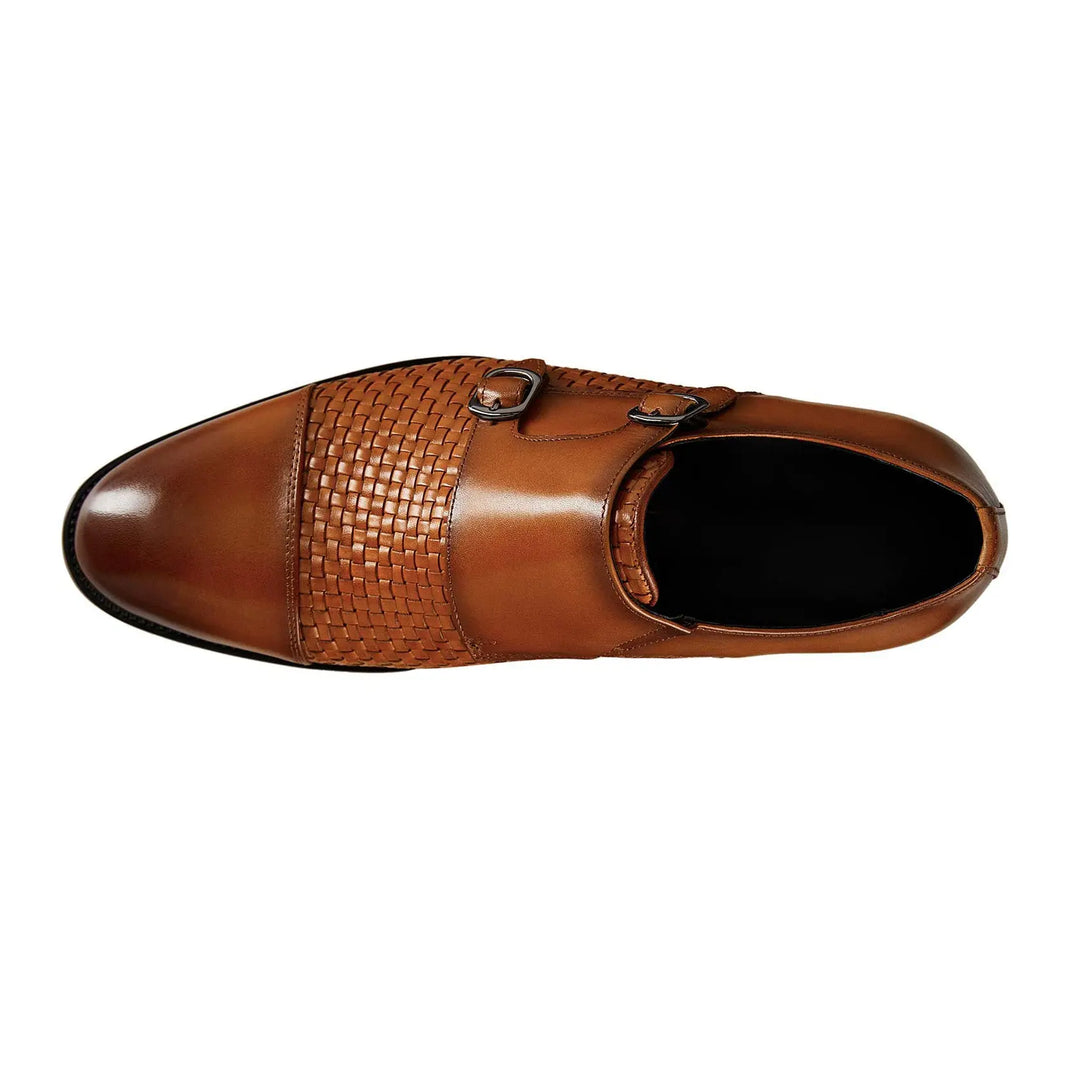Gifennse Men‘s Lace Up Black Oxford Shoes