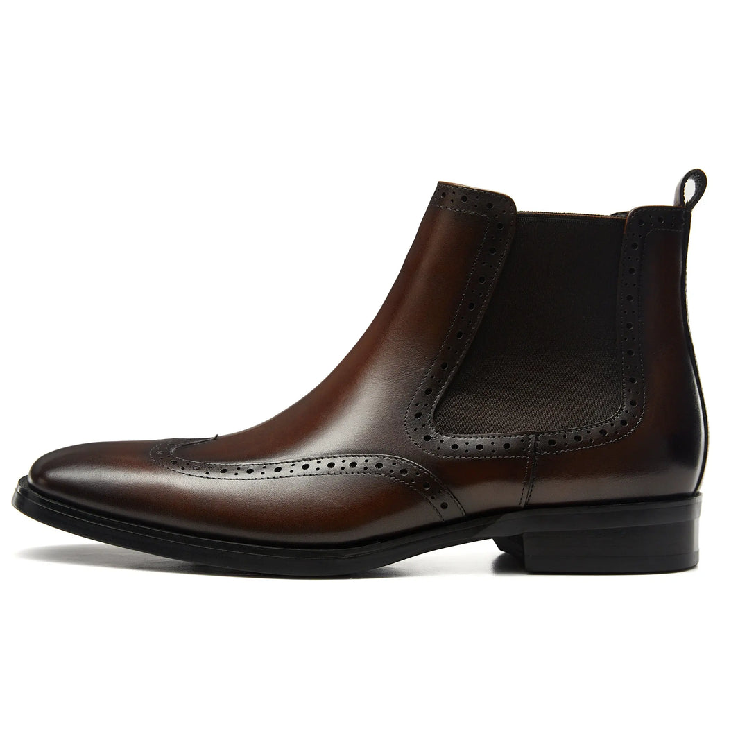 Mens Chelsea Boots Mens Genuine Leather Dress Boots