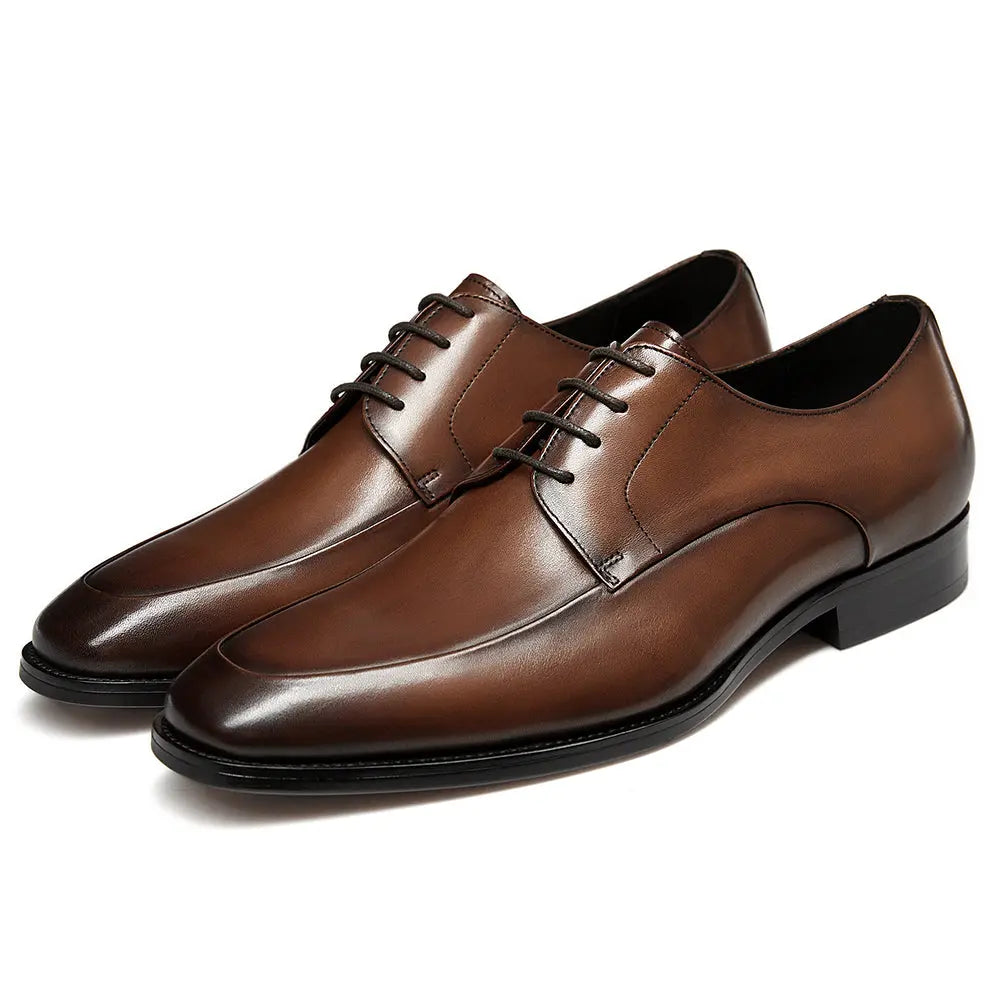Gifennse Mens Black Oxford Style Shoes