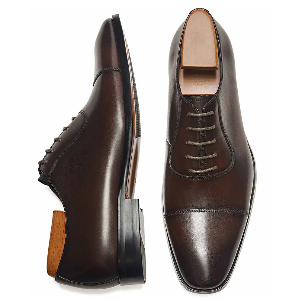 Gifennse Men’s Dress Oxford Formal Shoes Leather Business Shoes