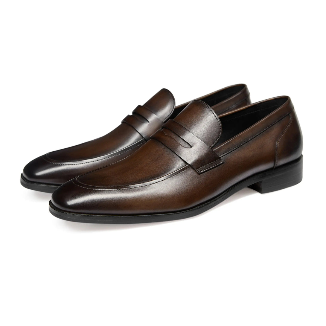 Gifennse Men's Dress Shoes Slip-On Penny Loafers