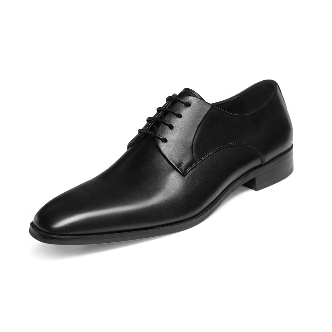 Men's Handmade Leather Modern Classic Lace up Leather Lined Perforated Dress Oxfords Shoes