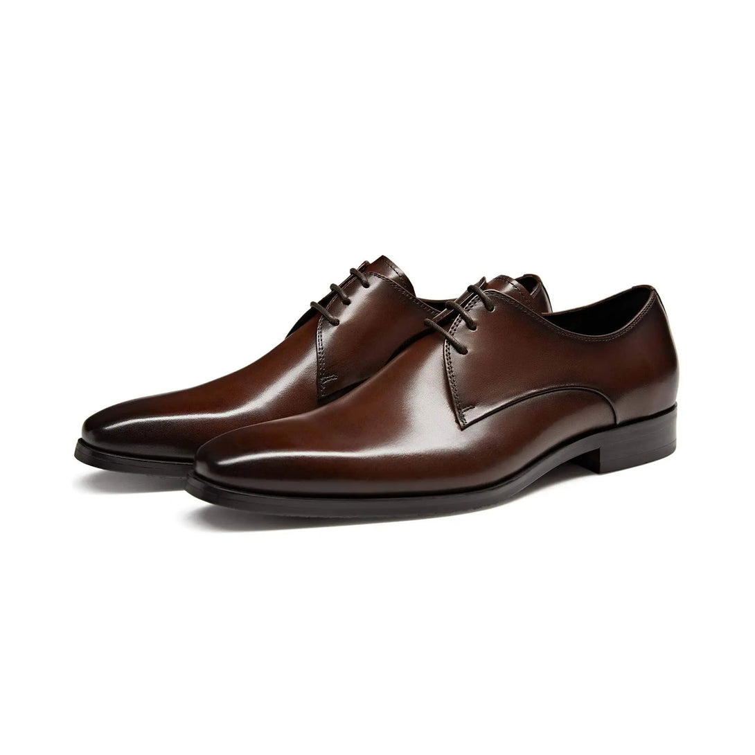 Gifennse Men's Oxford Genuine Leather Dress Shoes