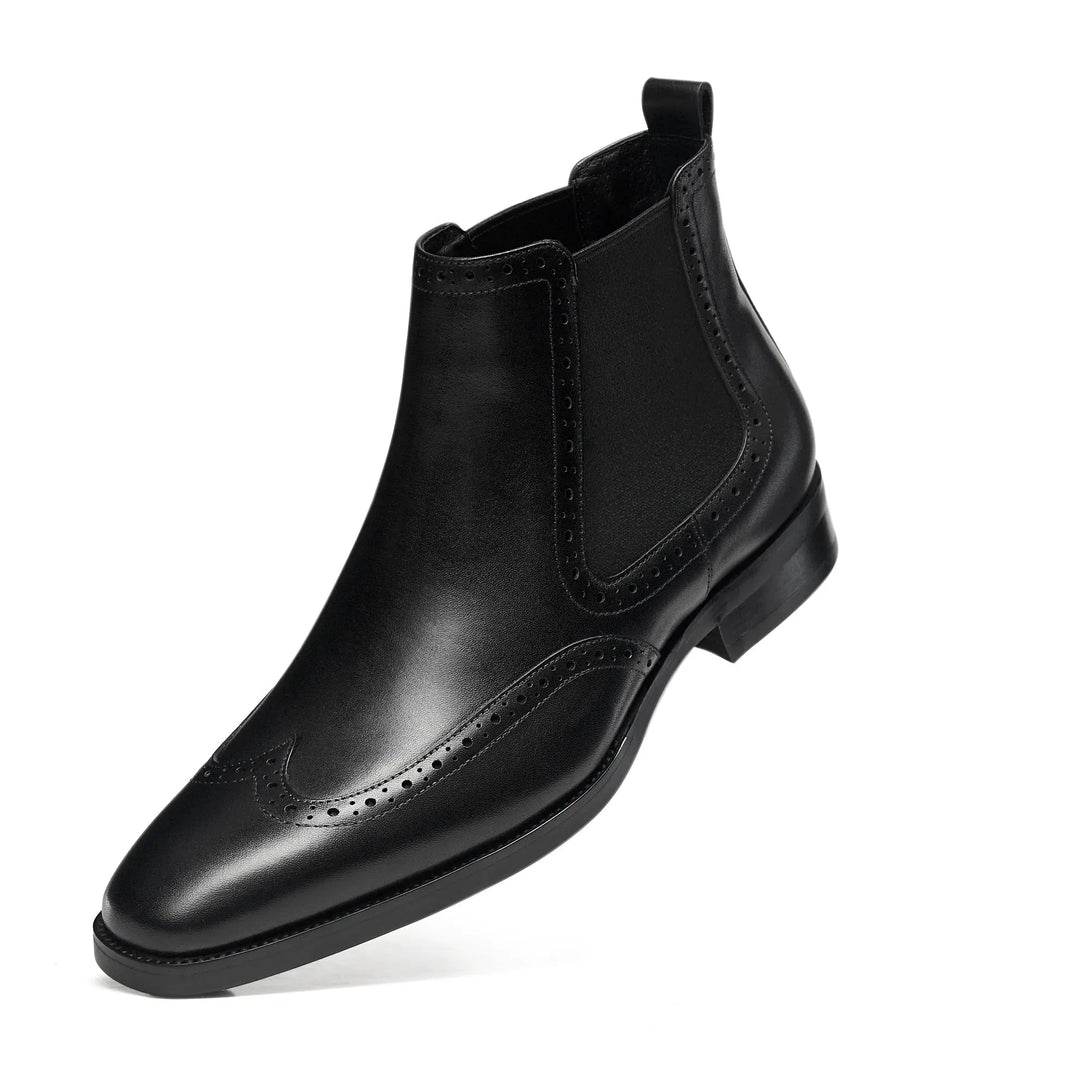 Mens Chelsea Boots Mens Genuine Leather Dress Boots