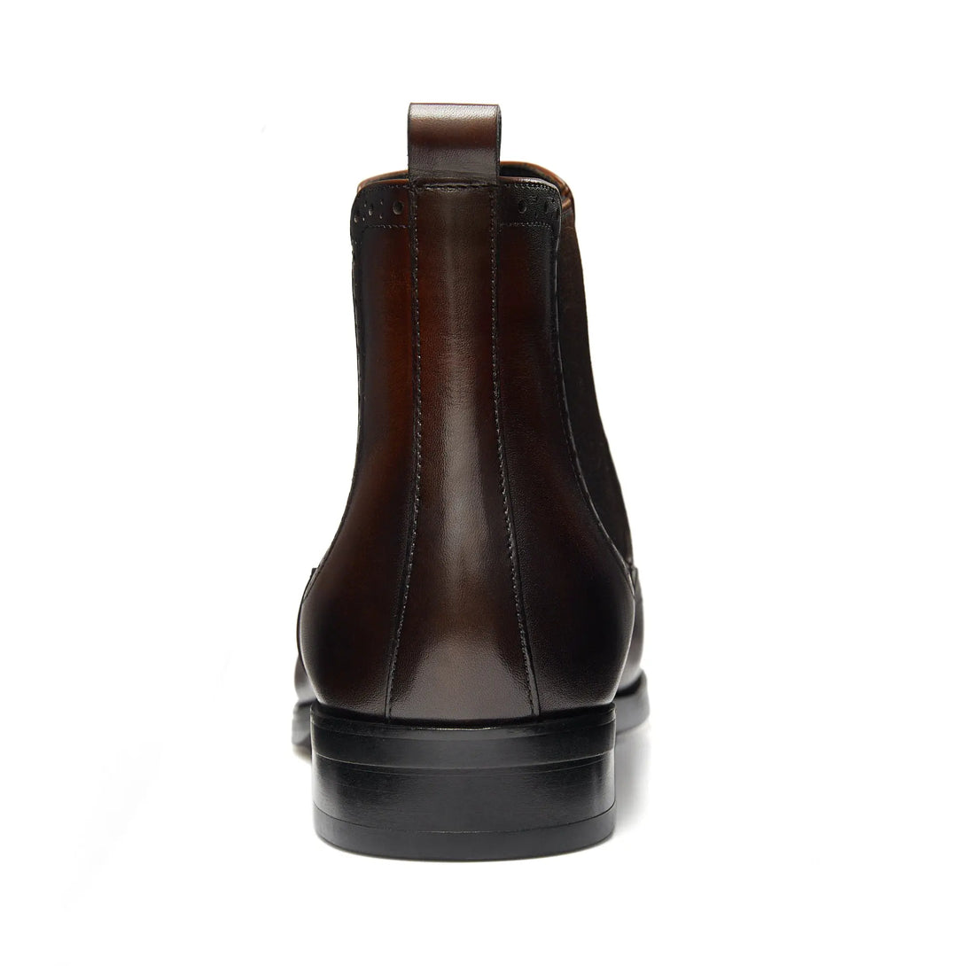 Mens Chelsea Boots Mens Genuine Leather Dress Boots