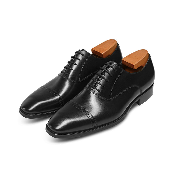 Gifennse Men's Oxford Genuine Leathers Formal Comfortable Dress Shoes