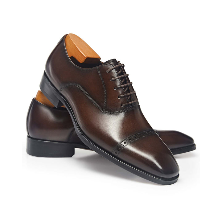 Gifennse Men's Oxford Genuine Leathers Formal Comfortable Dress Shoes