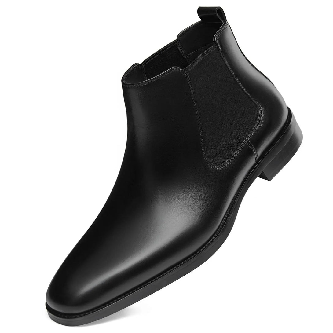 Gifennse Men's Chelsea Black Dress Boots
