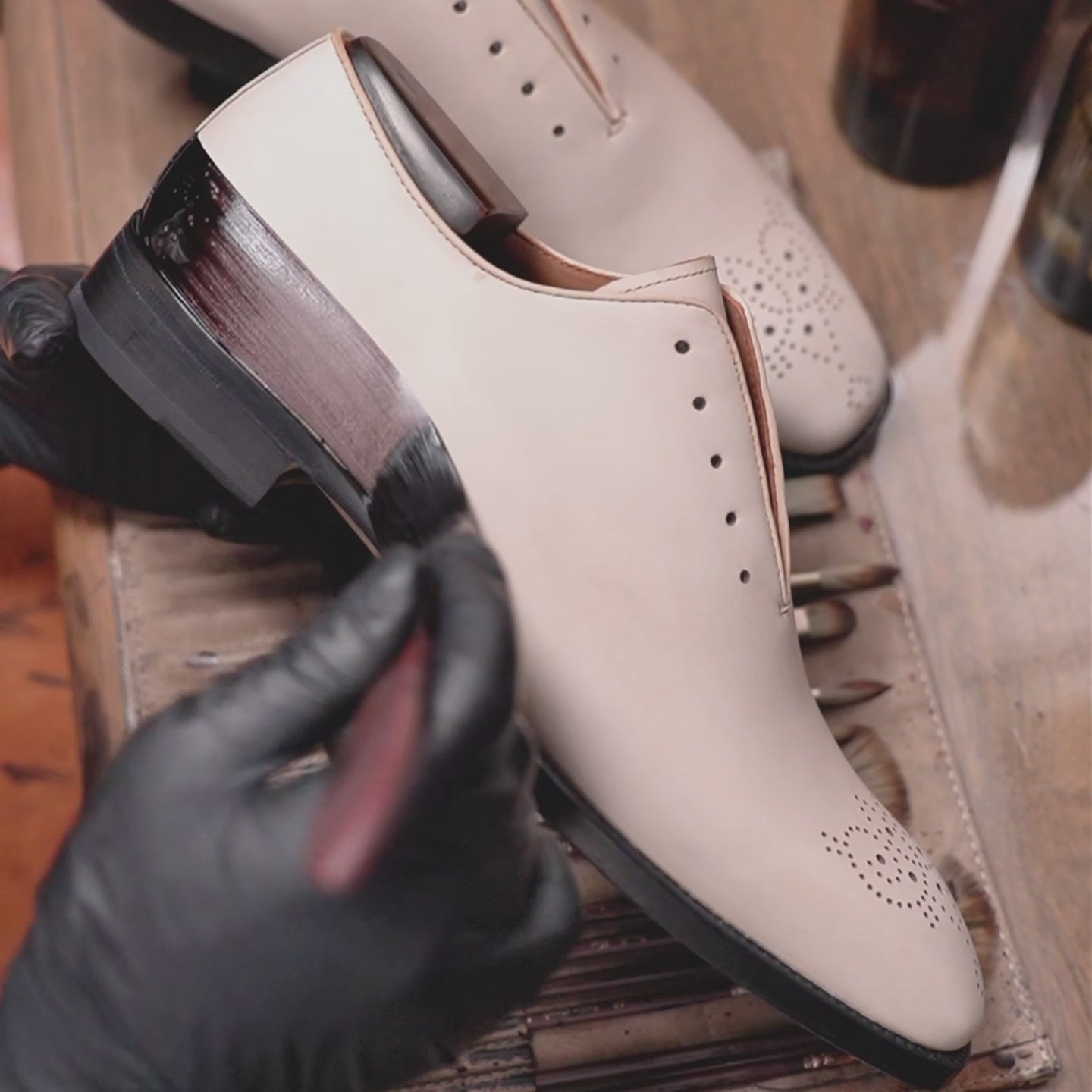 Hand-Dyed Whole Cut Brogue Oxford - Sale(Ships to the US only)