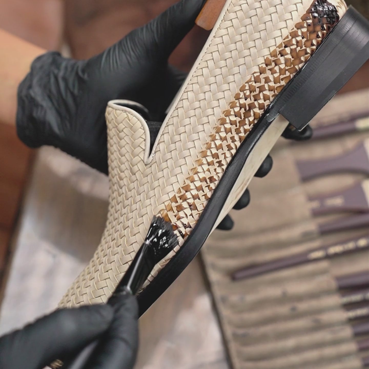 Hand-Dyed Woven Loafer - Sale(Ships to the US only)